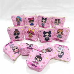 Personalized Coin Pouch - LOL Doll - Set of 2