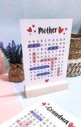 Crossword Standee - Mother's Day