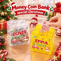Customized Money Coin Bank - Set of 12