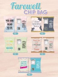 Chips Bag Farewell edition - set of 12