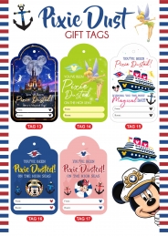 Hang tag - Pixie Dust Disney Cruise